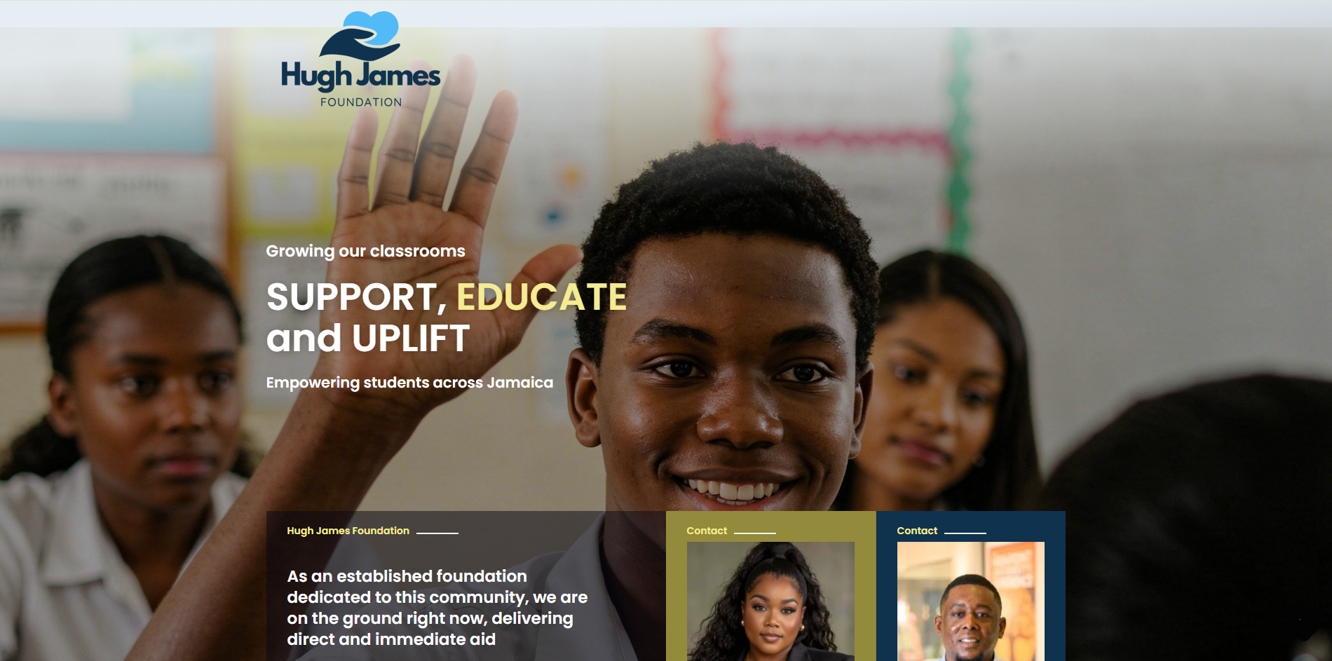 Hugh James Foundation website